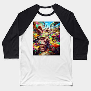 Fear And Loathing In Wonderland #59 Baseball T-Shirt